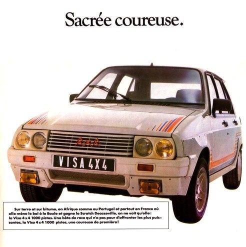 CITROËN VISA 1000 Pistes Rallye Monte Carlo 1985 EUR 9,50 - FR